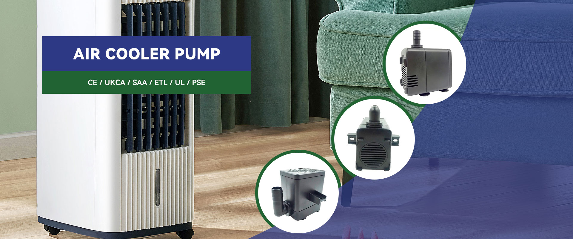 Kina Air Cooler Pump produsenter, leverandører, fabrikk